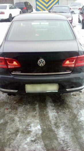 Фото удаления вмятины на крышке багажника Volkswagen