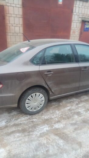 Фото удаления вмятин на боковой двери и заднем крыле